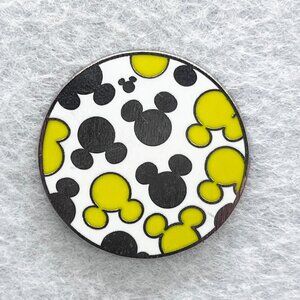 🔮 5/$25‎ Disney Yellow And Silver Mickey Ears Pin